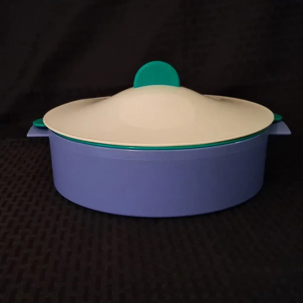 Tupperware Microwave Steamer Dish Strainer Rice Vegetable Cooker 9